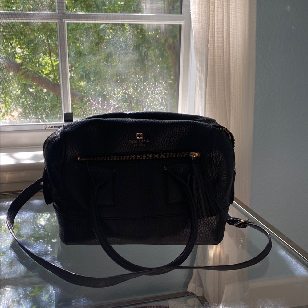 Kate Spade Black Satchel Bag with Double Handles